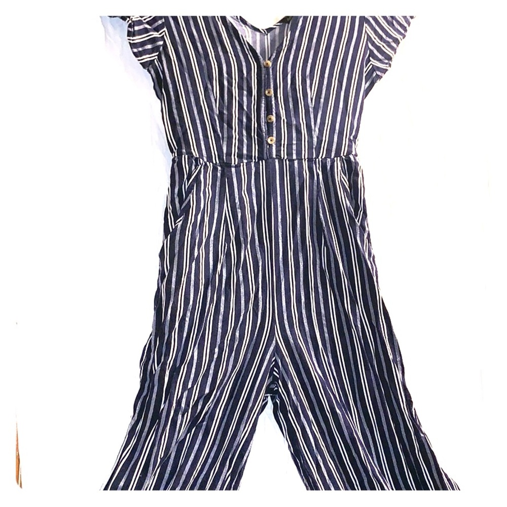 Striped jumpsuit